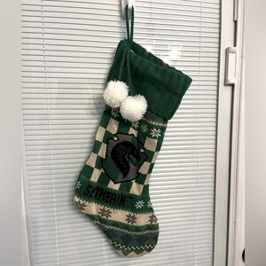 Harry Potter Slytherin Christmas Stocking Decor
